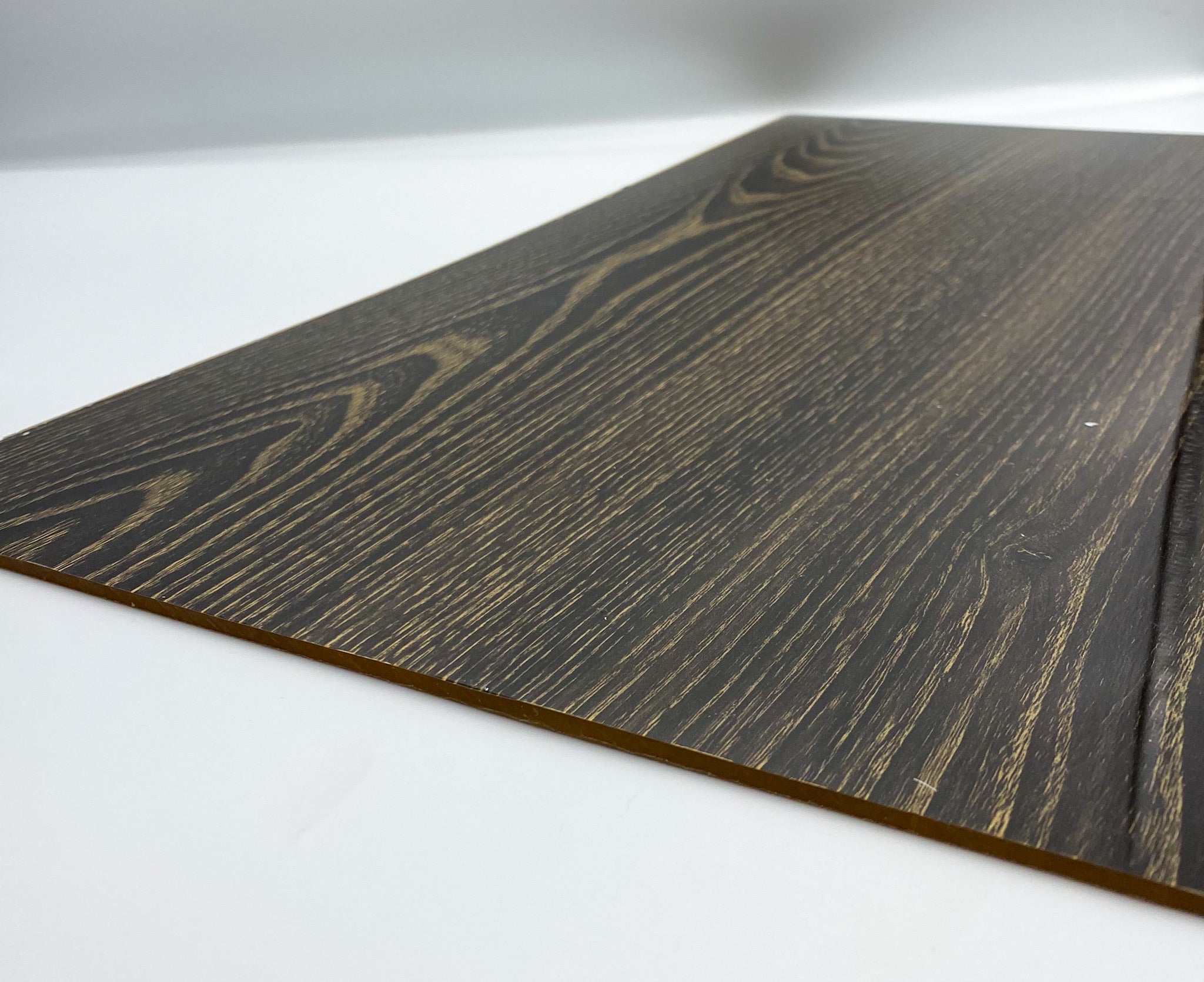 dark reclaimed wood grain acrylic laser craft sheet