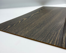 Load image into Gallery viewer, dark reclaimed wood grain acrylic laser craft sheet
