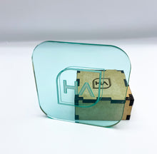Load image into Gallery viewer, dark green glass teal blue acrylic sheet for laser cut craft
