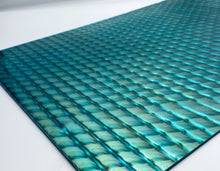 Load image into Gallery viewer, teal mermaid scale acrylic sheet
