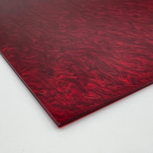 red marble pearl cast acrylic sheet laser safe
