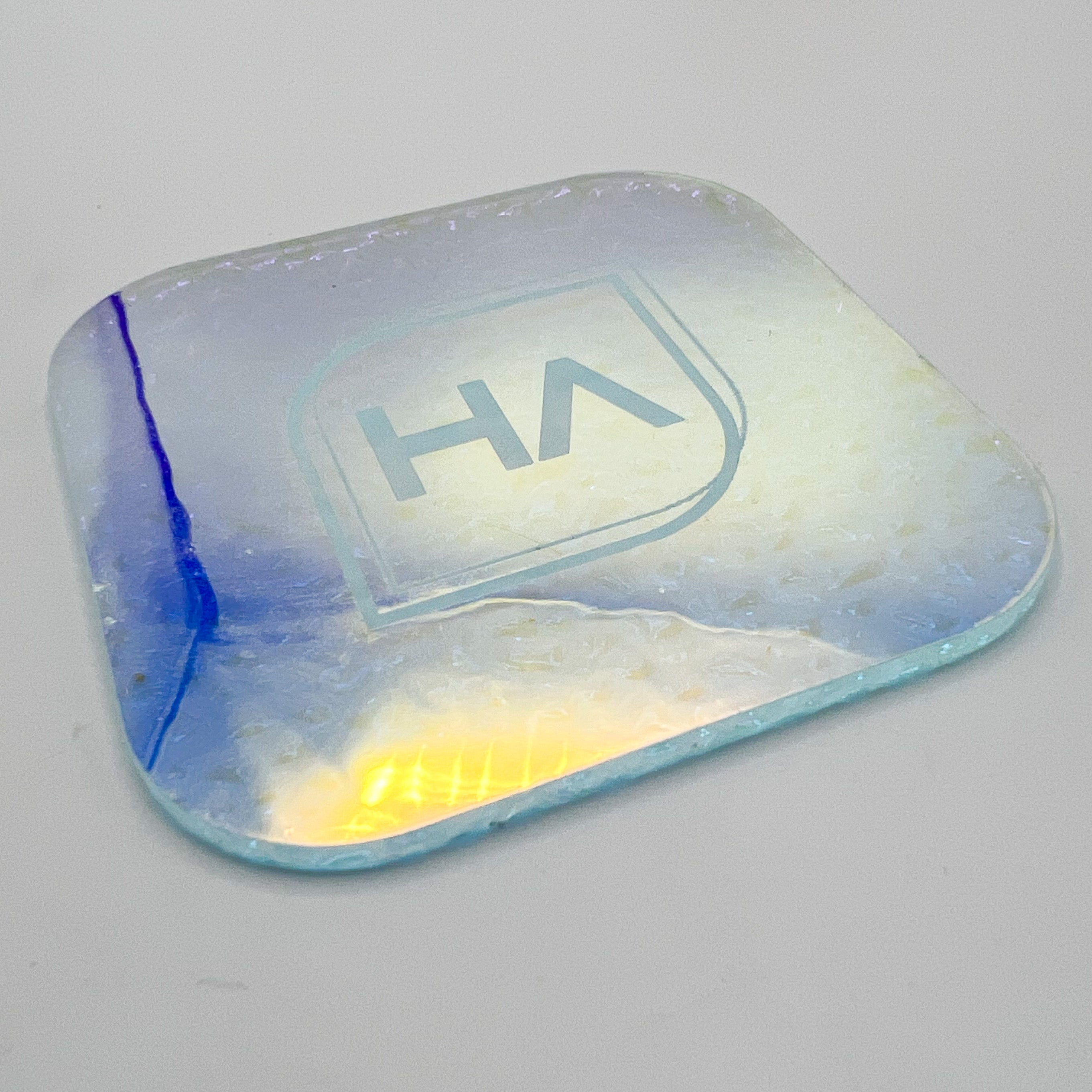 1/8" Iridescent Bubbles Textured Acrylic Sheet
