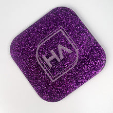 Load image into Gallery viewer, dark purple glitter cast acrylic sheet
