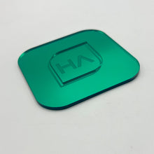 Load image into Gallery viewer, aqua green mirror acrylic sheet laser engrave
