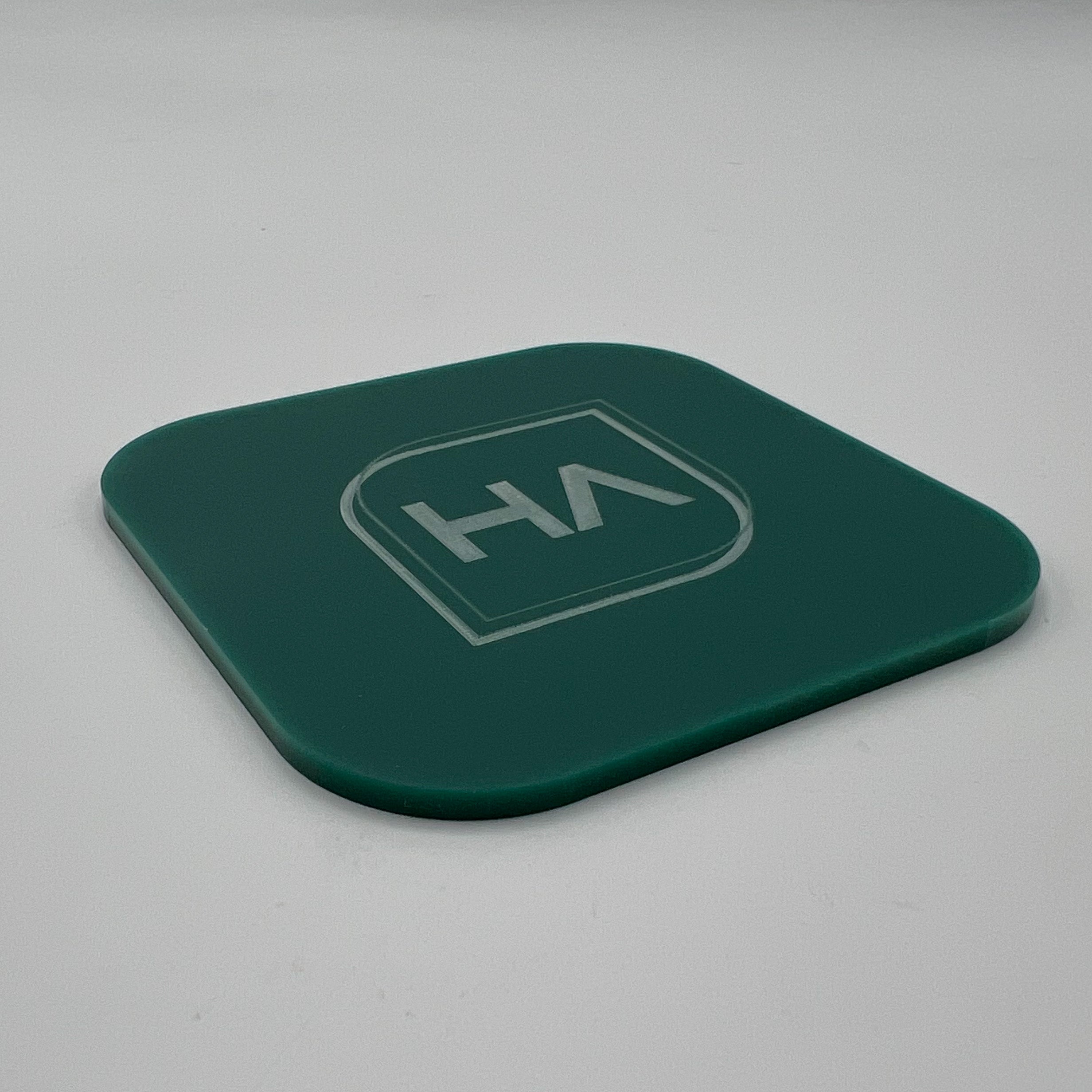 evergreen matte green cast acrylic sheet laser safe