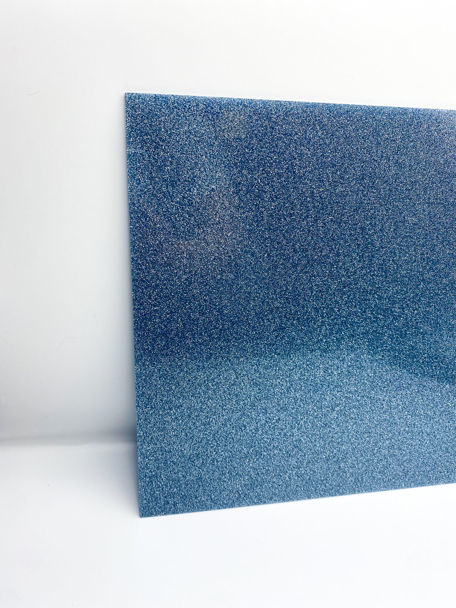 Incudo Blue Transparent Glitter Acrylic Sheet 