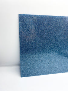 baby blue slate blue glitter acrylic sheet 