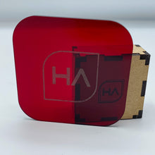 Load image into Gallery viewer, 1/8&quot; Translucent Ruby Red Cast Acrylic Sheet
