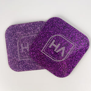 purple glitter cast acrylic sheet