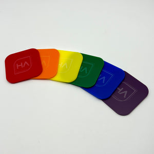 double sided matte rainbow cast acrylic sheet laser cutter