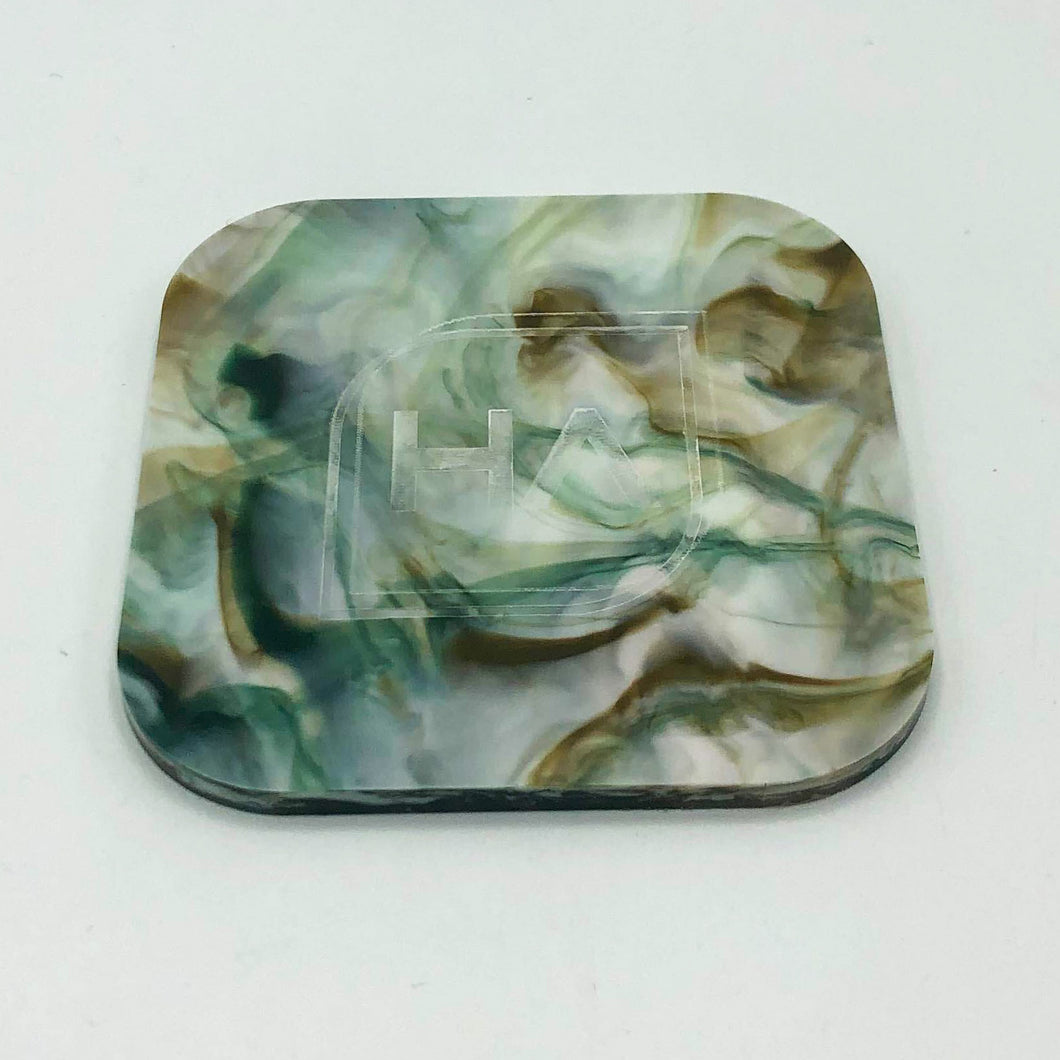 timber swirl green marble cast acrylic sheet