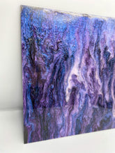 Load image into Gallery viewer, purple galaxy glitter acrylic sheet
