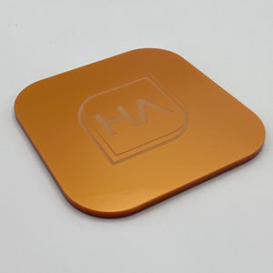 burnt orange metallic cast acrylic sheet double sided