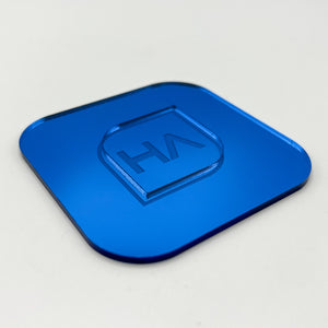 electric blue mirror acrylic sheet laser safe