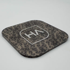 leopard print cast acrylic sheet laser safe