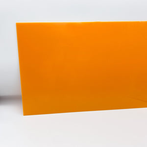 1/8" Tangerine Cast Acrylic Sheet