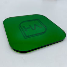 Load image into Gallery viewer, translucent green cast acrylic sheet laser safe
