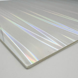 1/8" Striped Iridescent Acrylic Sheet