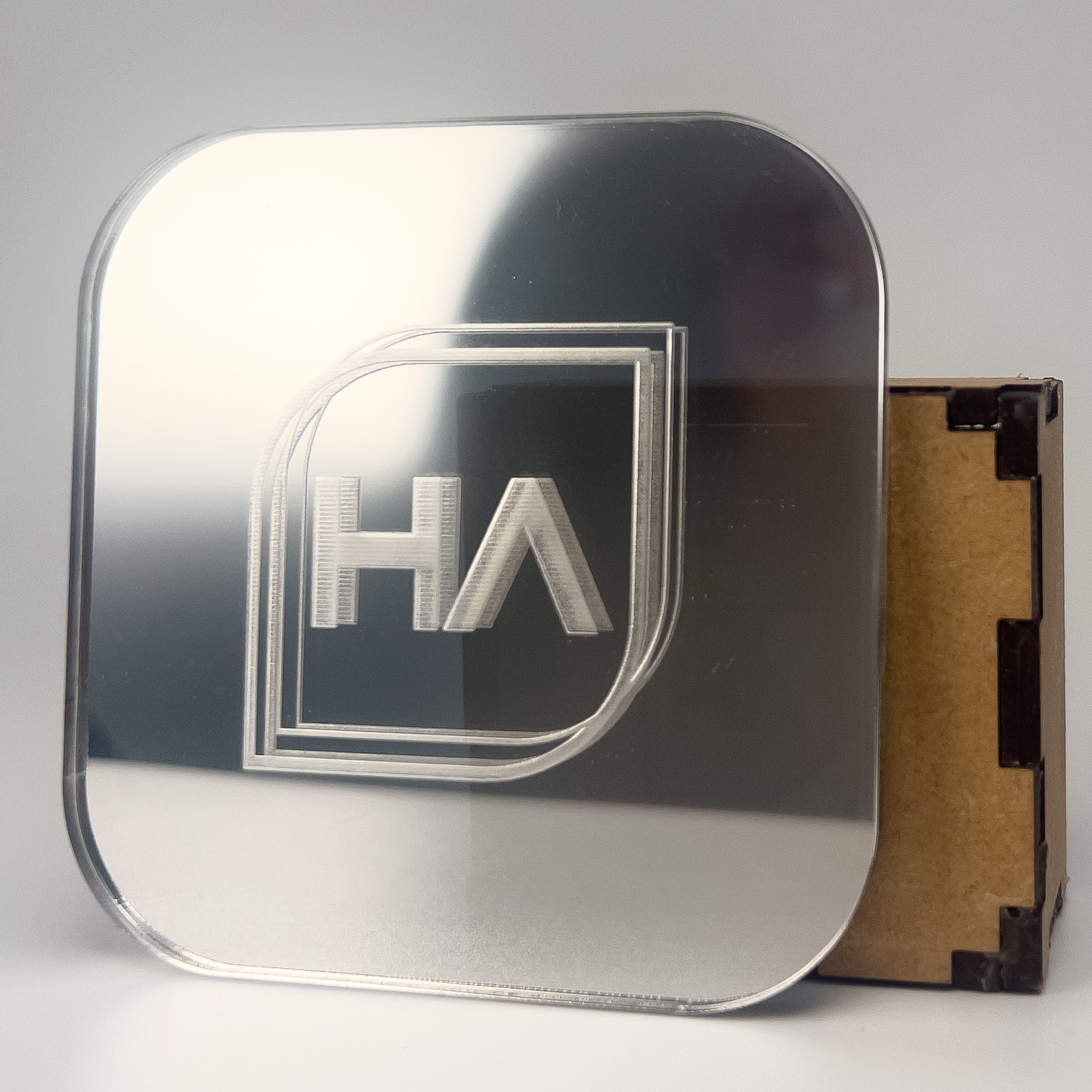 1/8" Two-Way Silver Mirror Acrylic Sheet