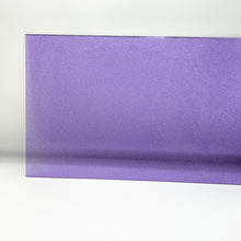 Load image into Gallery viewer, purple jelly shinmer glitter cast acrylic sheet laser safe
